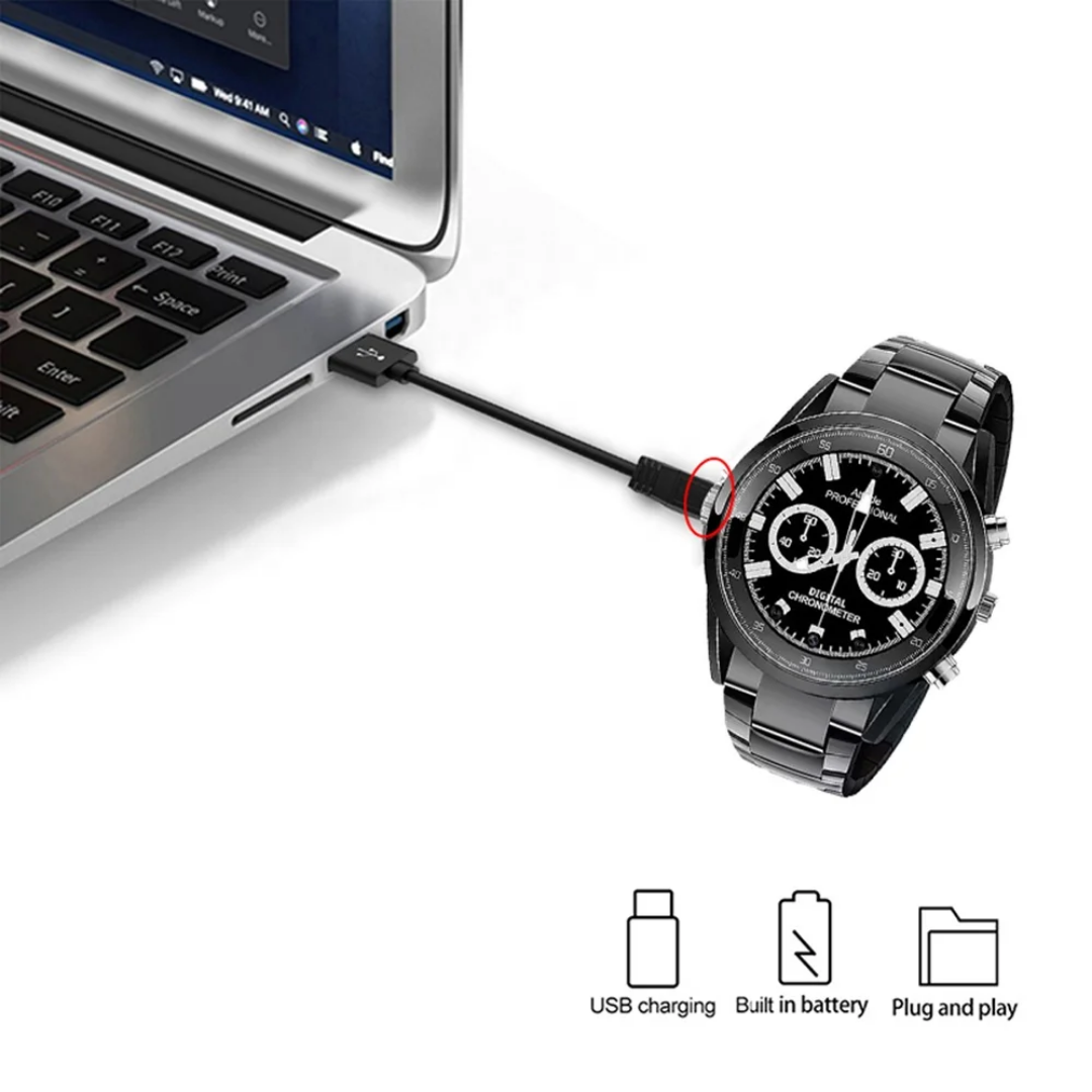 Smart Spionklocka med dold HD videokamera, 32 GB