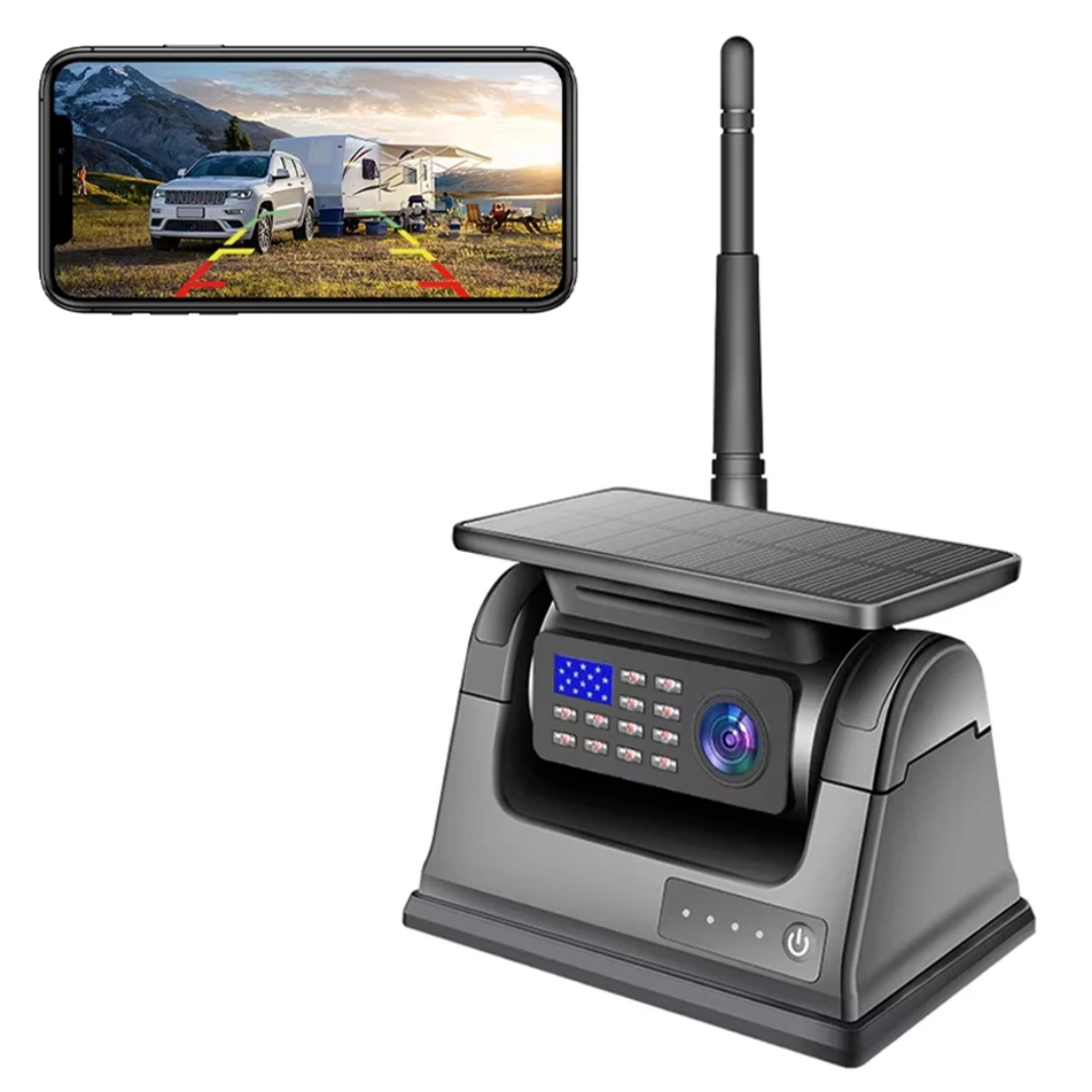 9600 mAh 5G wifi backkamera  med solpanel& usb laddare
