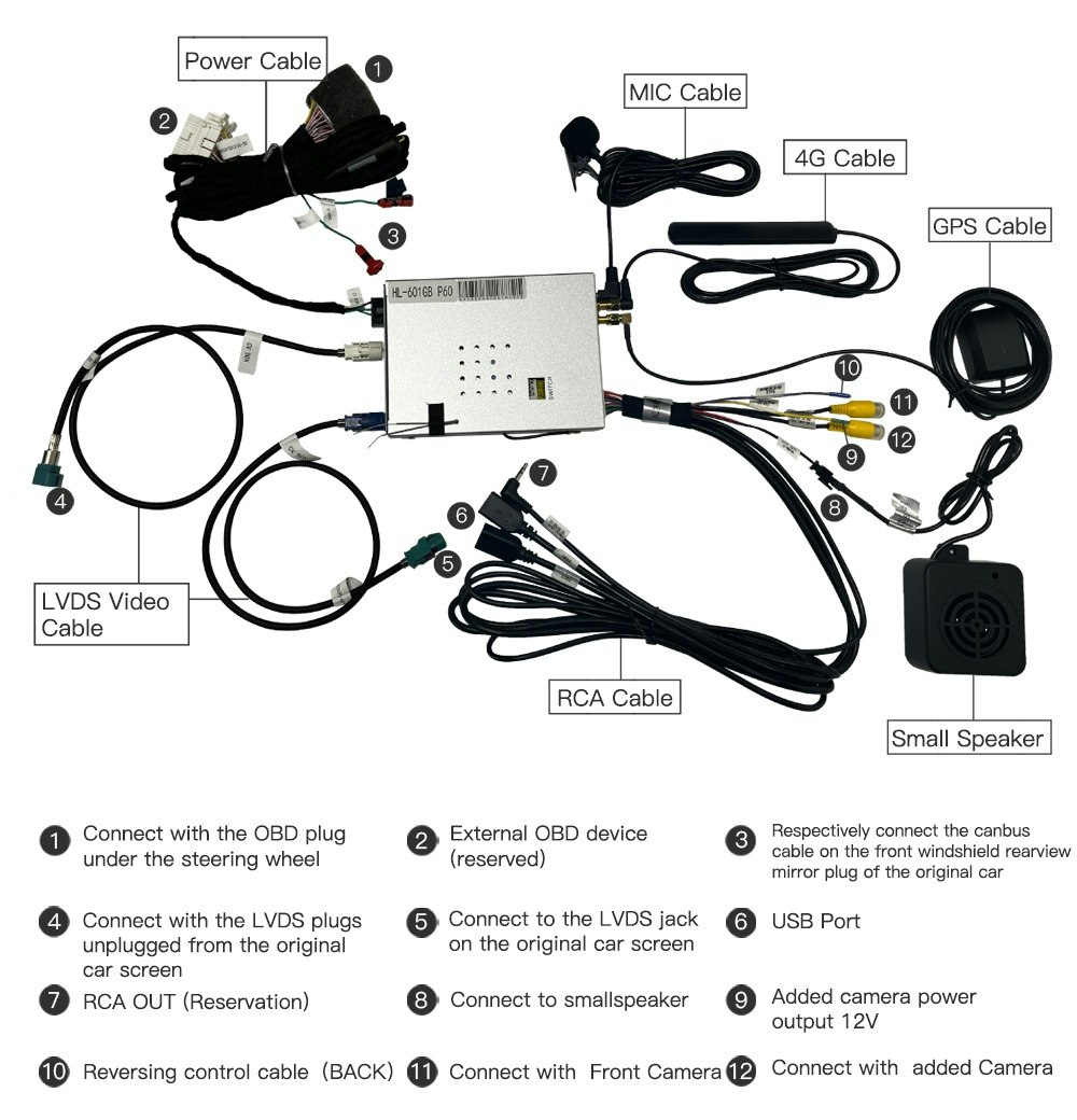 Android 13  carplay & Android auto Box,  Volvo EX40( 2024--2025) gps,dsp,  wifi, gps,RAM: 8GB ,ROM: 128GB,4G LTE