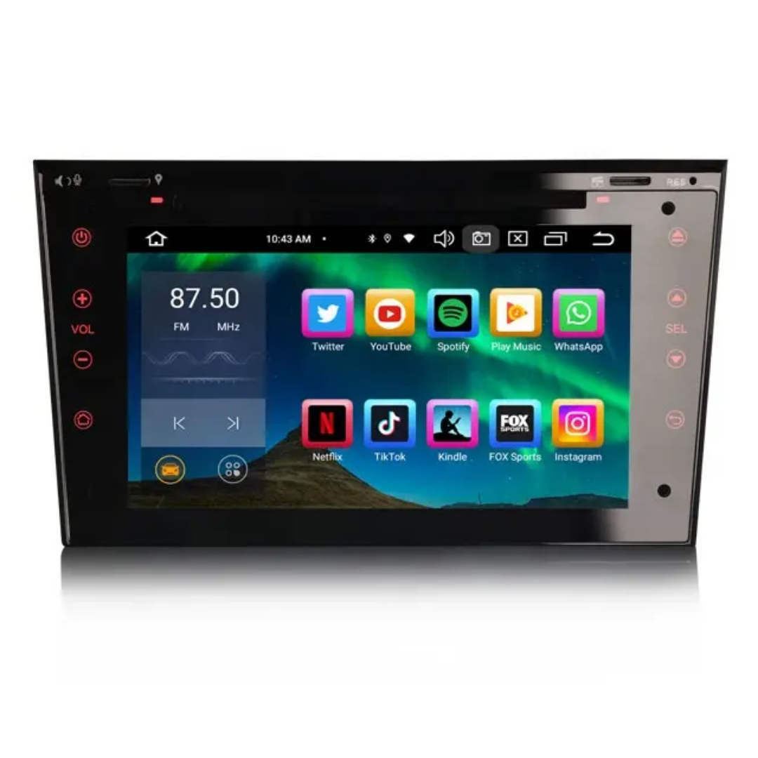 7"android 13, bilstereo dvd-spelare  Opel.  Astra,antara,meriva, combo ,vectra,zafira,(  2004----2012)     ) gps wifi carplay android auto blåtand rds Dsp RAM: 4GB,ROM: 64GB, 4G LTE
