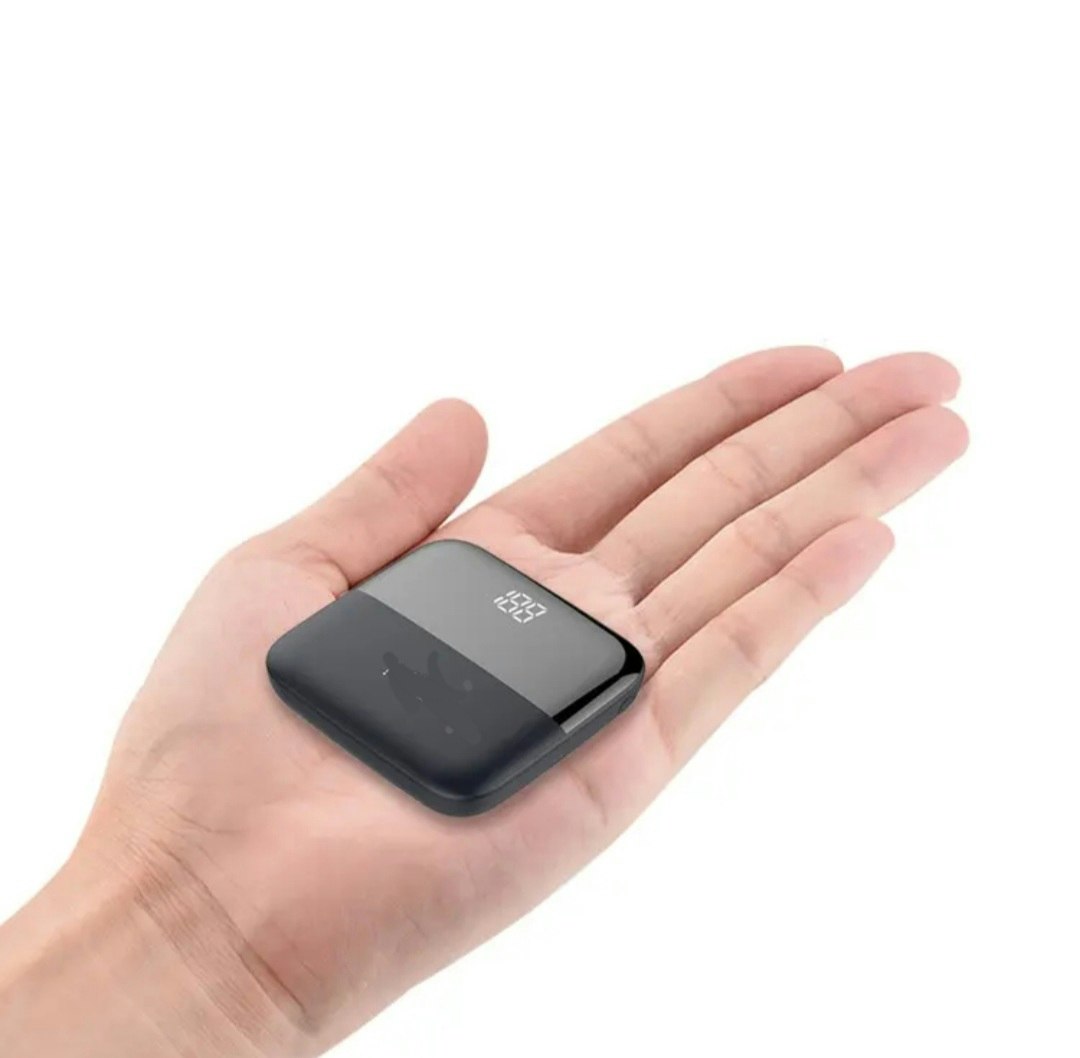 Mini powerbank 10.000mAh telefon snabb laddare