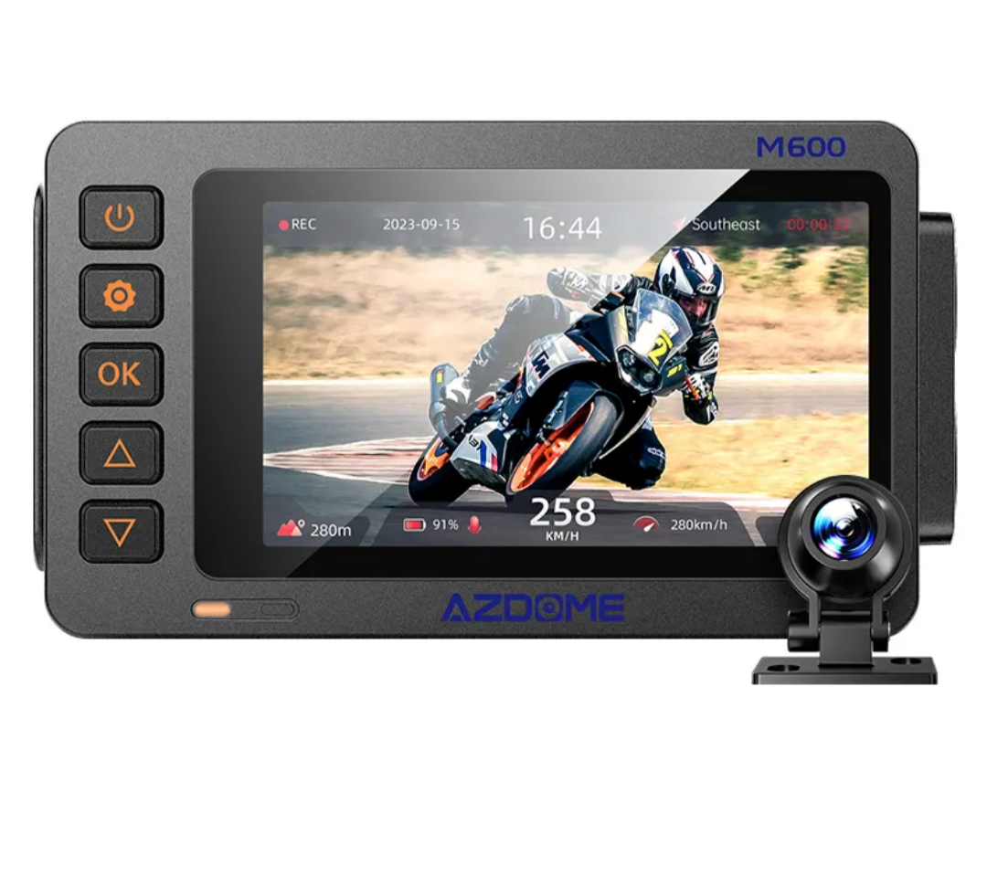 3" vattentät wifi  motorcykel dashcam