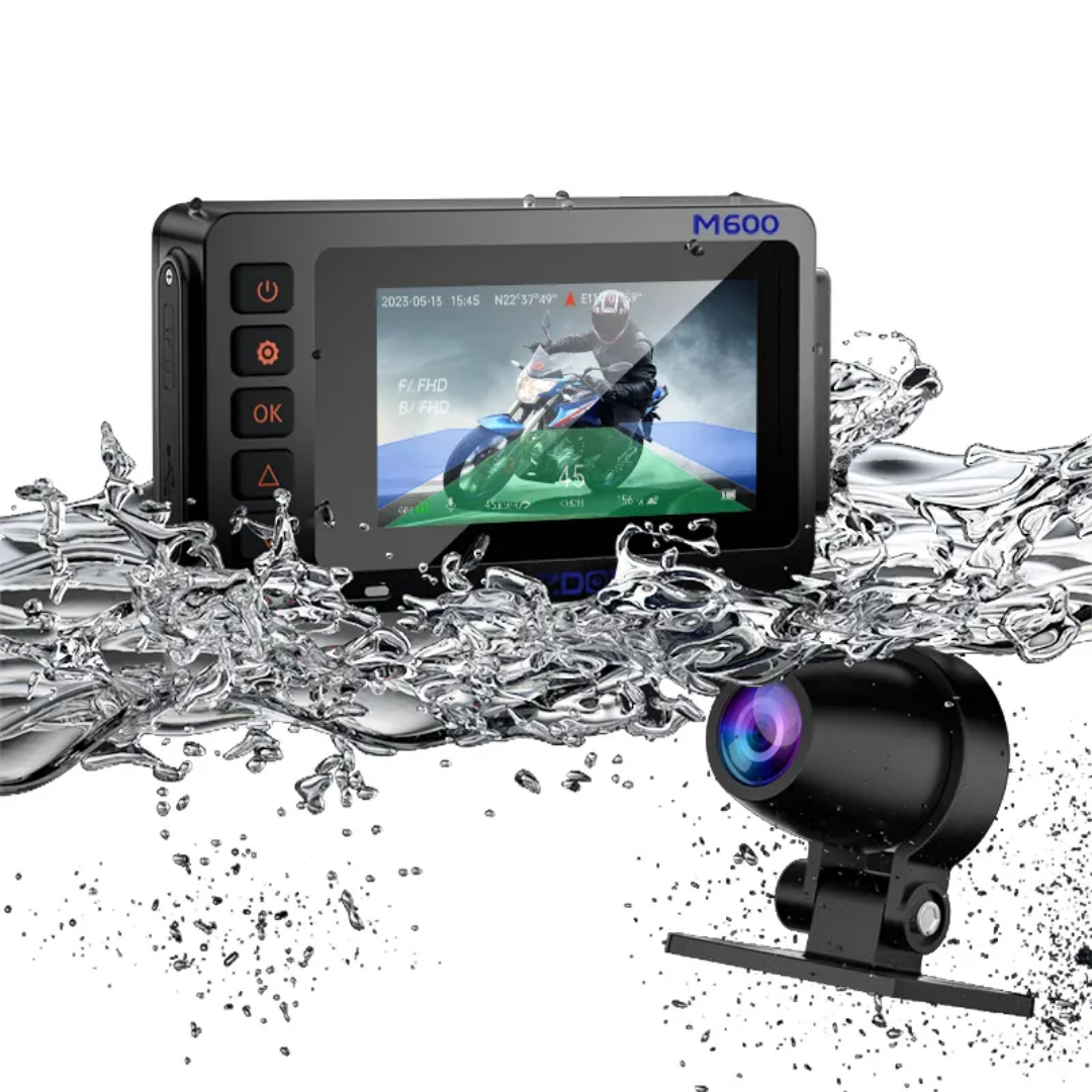 3" vattentät wifi  motorcykel dashcam