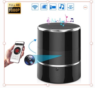 WiFi Bluetooth 128GB Musik spelare med dold videoKamera, Night Vision,3000 mAh
