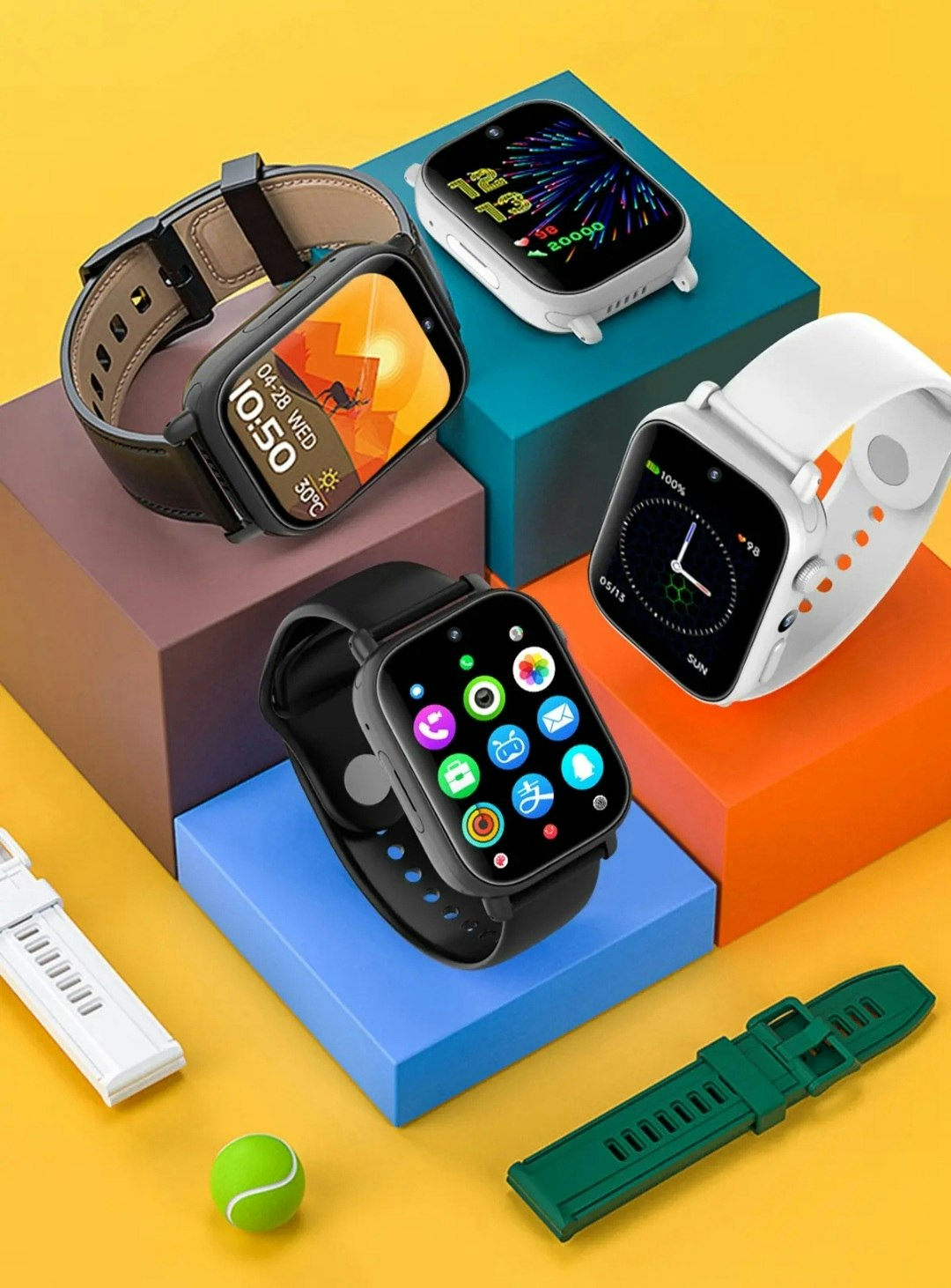 4G,5G armbandsklocka dualkamera