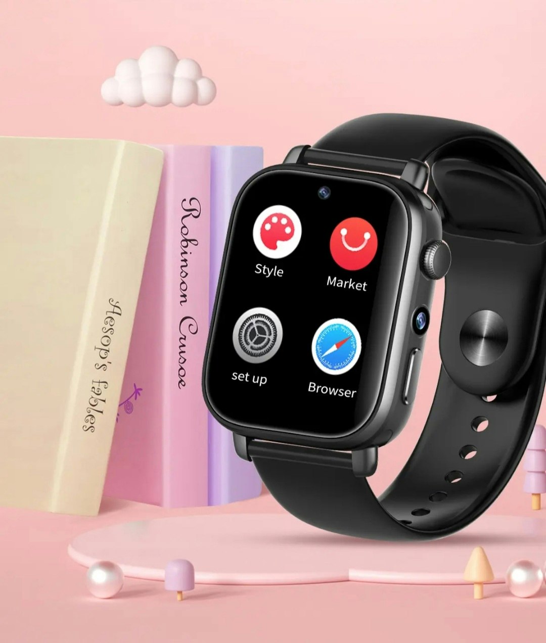 4G,5G armbandsklocka dualkamera