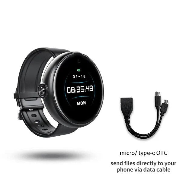Klocka med HD videokamera, direkt inspelning, 16GB