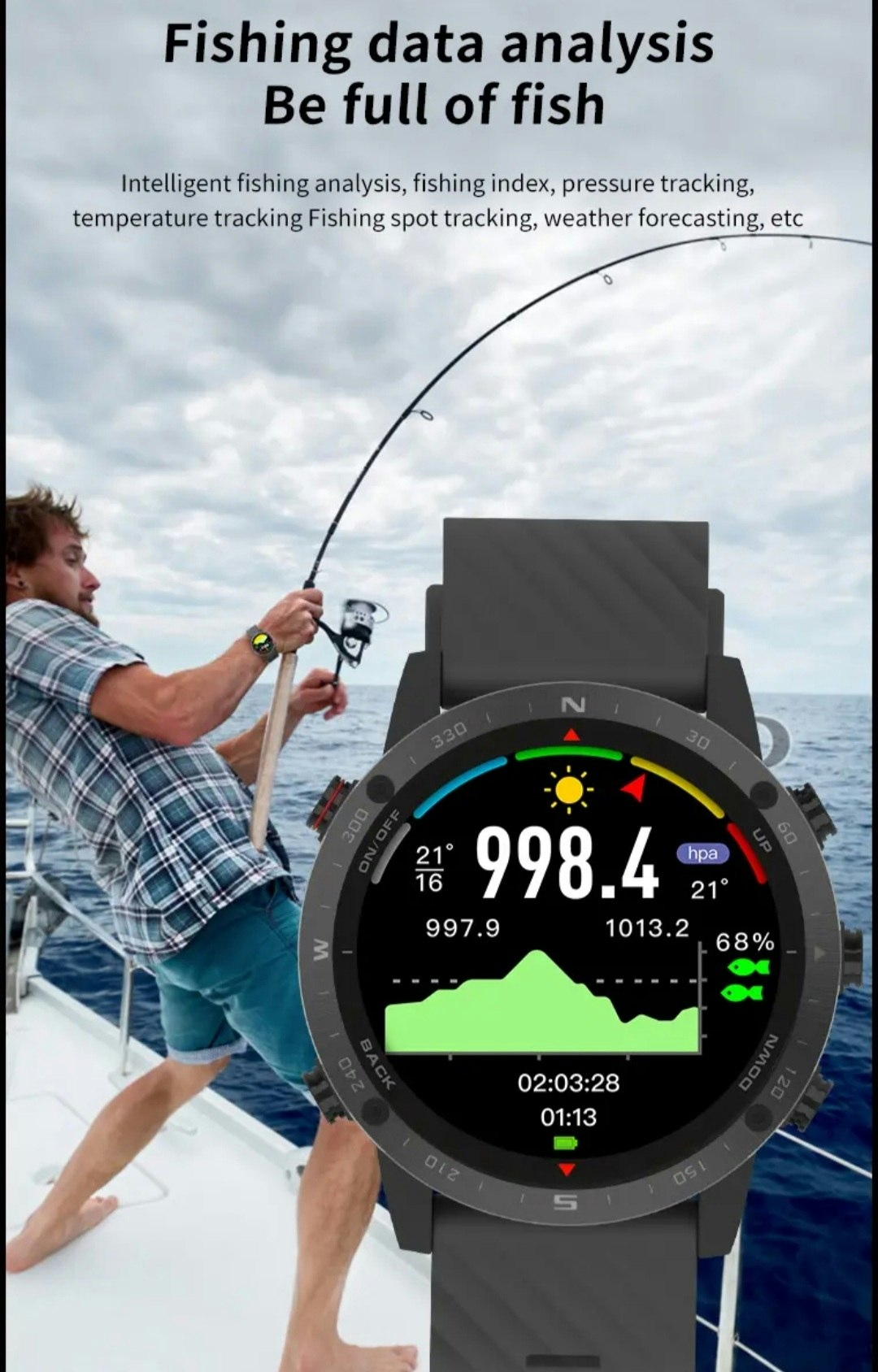 Sportklocka, gps,altimeter