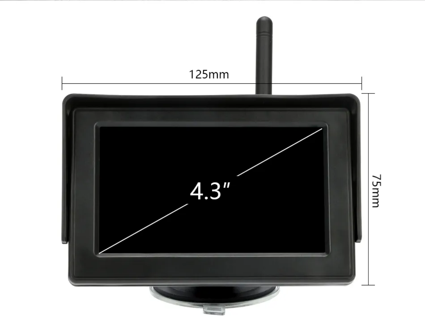 4.3" trådlöst  backkamera sets  Fiat Ducato( 2006--2016)