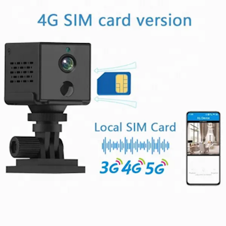 4G LTE Sim-kort  mini bavakningskamera 3000mAh ,rörelsedetektering, DVR