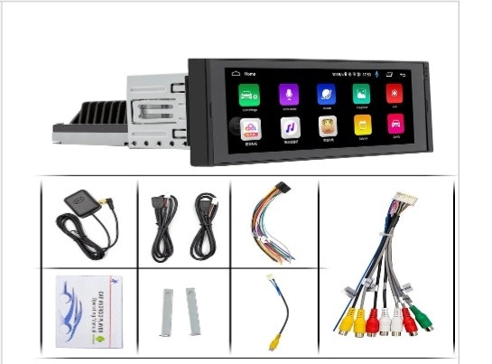 7" android  1din  bilstereo ,carplay android auto, Ram: 2GB ,ROM: 32GB,FM  radio, Bluetooth, Rds,GPS, wifiRom: 32GB minne