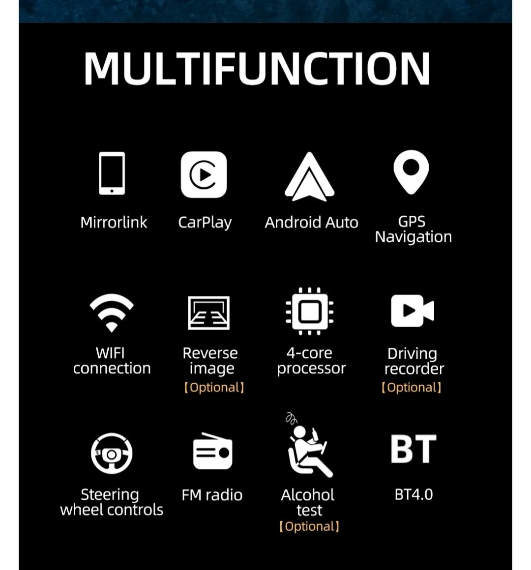 7" android  1din  bilstereo ,carplay android auto, Ram: 2GB ,ROM: 32GB,FM  radio, Bluetooth, Rds,GPS, wifiRom: 32GB minne
