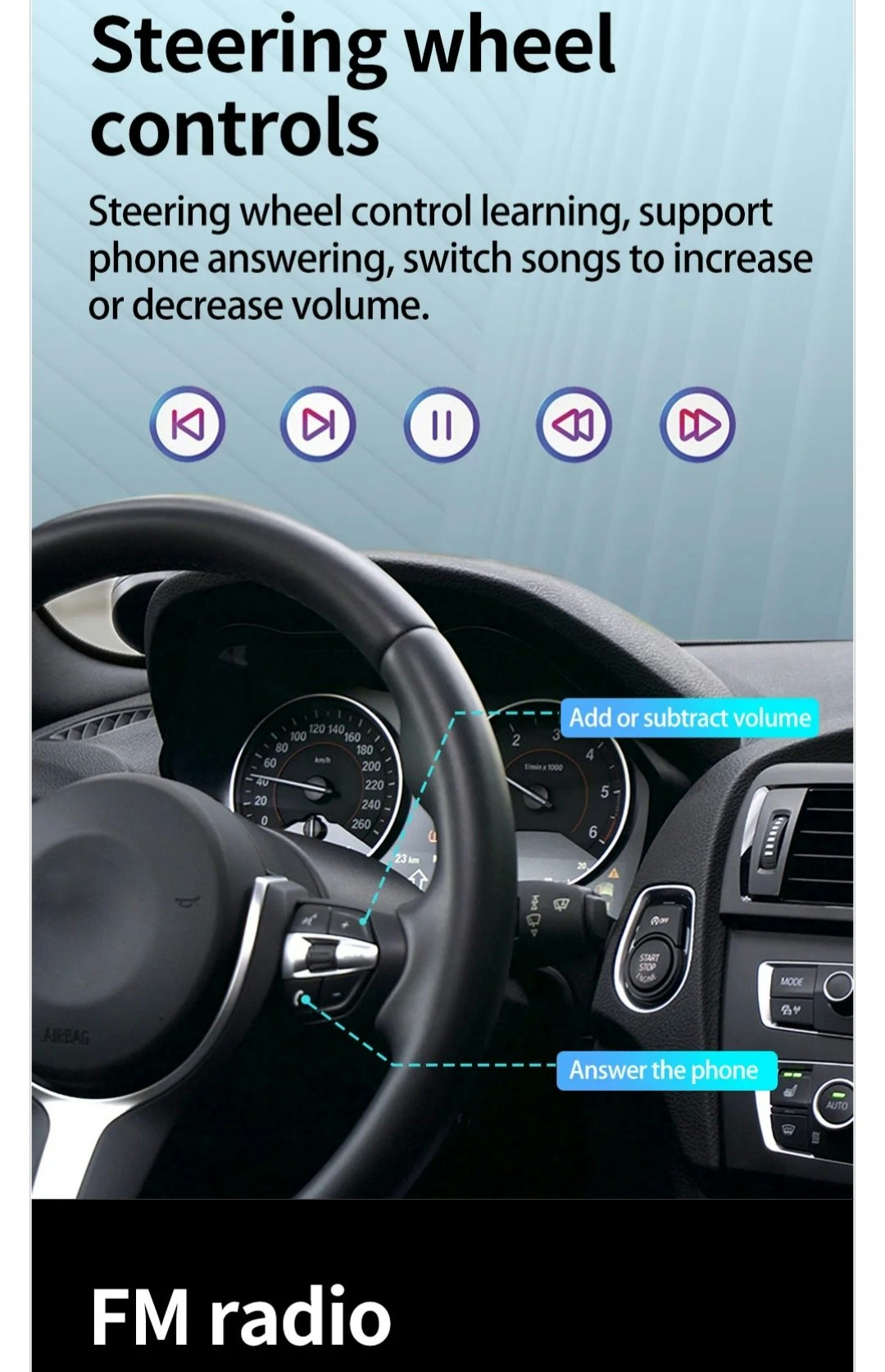 7" android  1din  bilstereo ,carplay android auto, Ram: 2GB ,ROM: 32GB,FM  radio, Bluetooth, Rds,GPS, wifiRom: 32GB minne