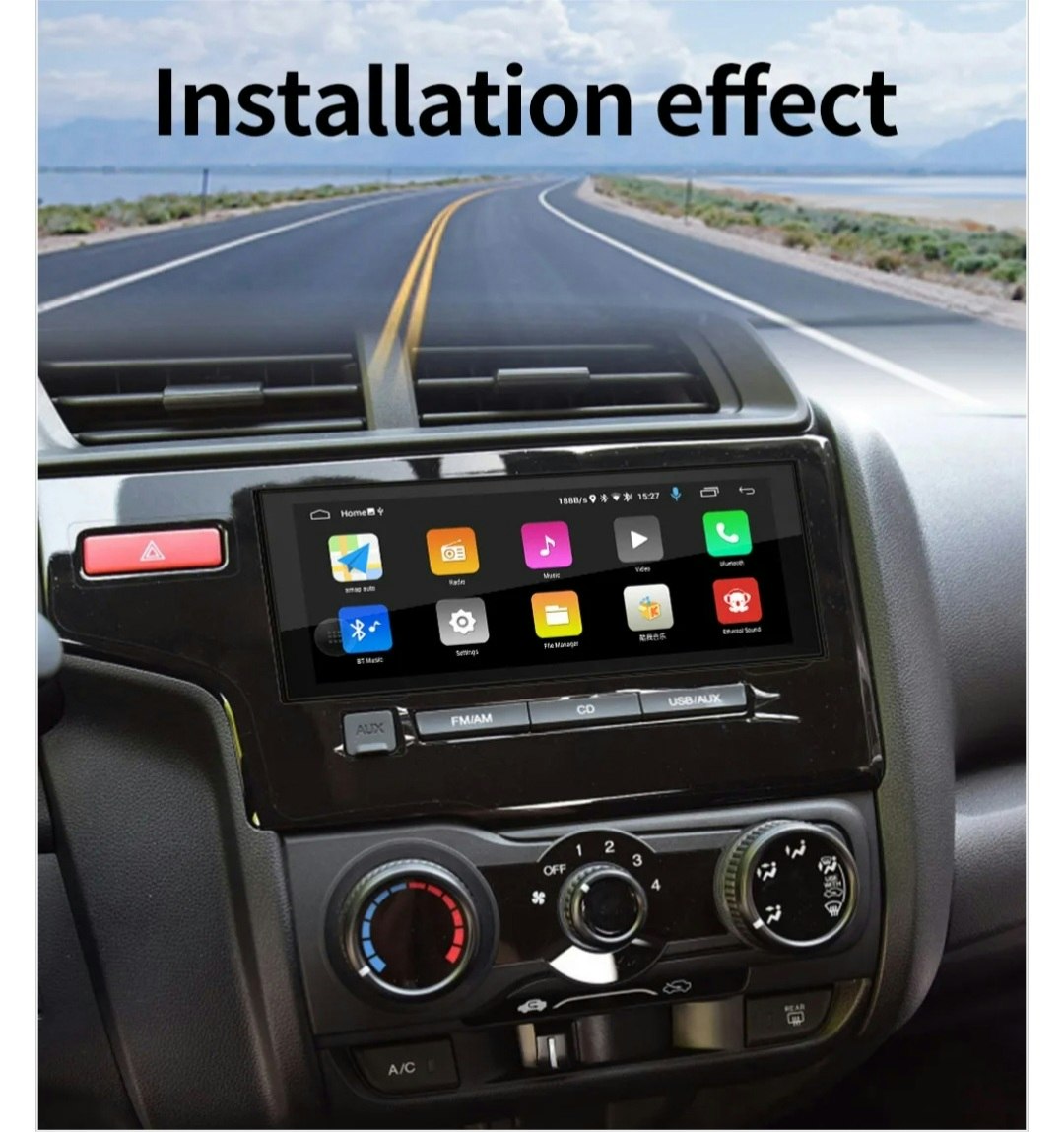 7" android  1din  bilstereo ,carplay android auto, Ram: 2GB ,ROM: 32GB,FM  radio, Bluetooth, Rds,GPS, wifiRom: 32GB minne