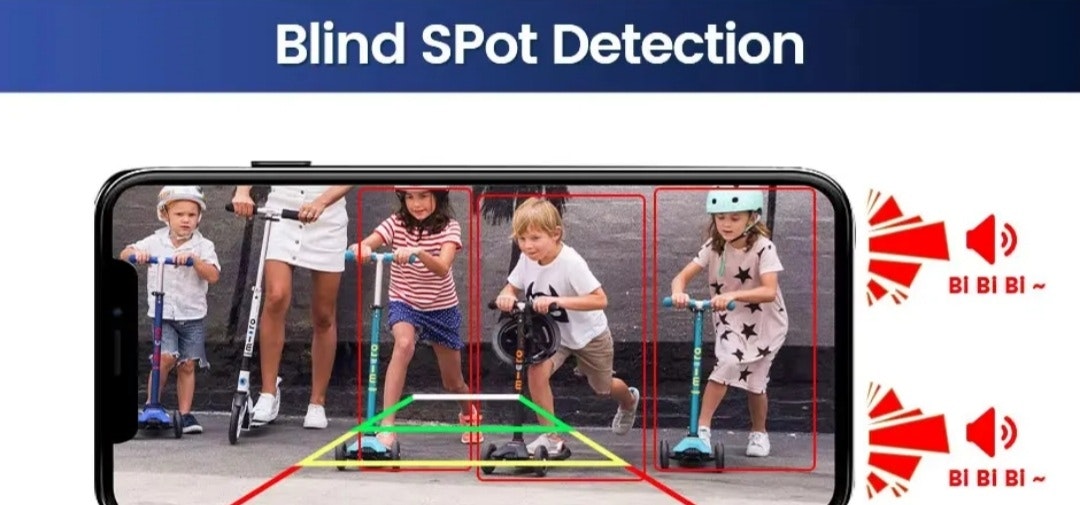 5G wifi  magnet solcellskameran,9600mAh  med AI-detekteringsteknik, stöder BSD Blind Spot Detection Alarm.