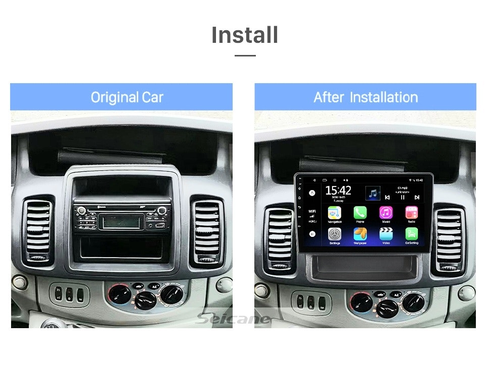 9" android 13 Bilstereo  Renault Traffic ( 2010-- 2014) gps wifi carplay android auto blåtand rds Dsp RAM:4GB, ROM: 64GB, 4G LTE