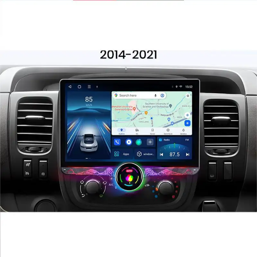 11,5"android 13,bilstereo  Renault Traffic  (2014--2021)gps wifi carplay android auto blåtand rds Dsp RAM:4GB, ROM:64GB, 4G LTE