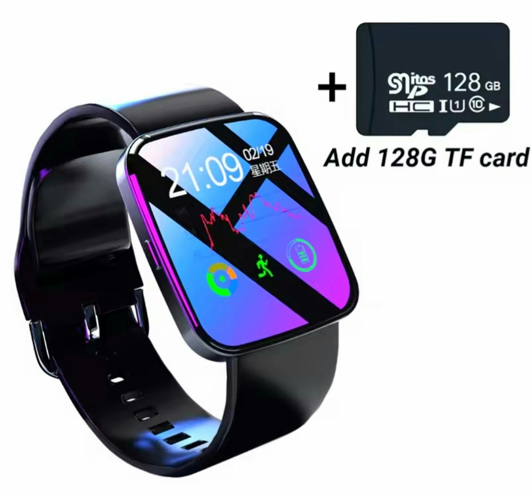 Mini Wifi Klocka med dold HD videokamera, 128GB extra minne