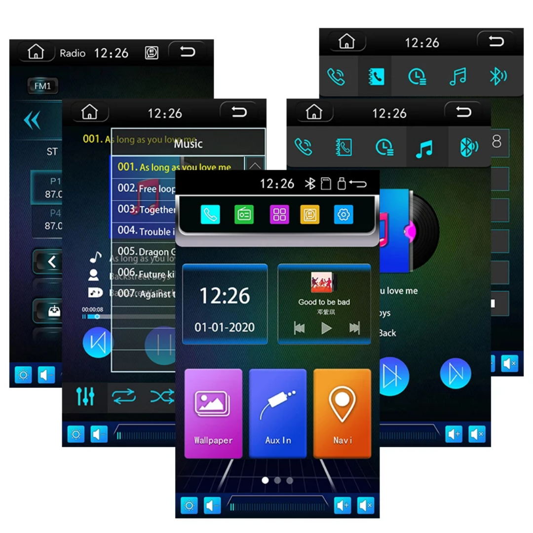 9,5" android 13, 2din universal bilstereo  ,gps,wifi Bluetooth,carplay,android auto