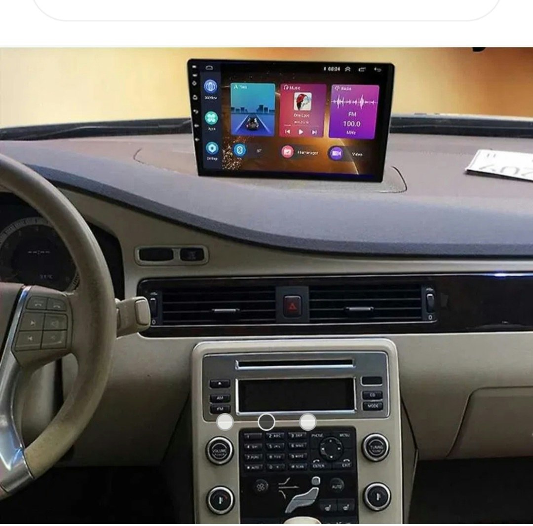 9"android 15 bilstereo stereo Volvo xc70 ,S80,V70 (2004--2011) gps wifi carplay android auto blåtand rds Dsp RAM: 4GB, ROM 64GB,  4G LTE + gratis backkamera