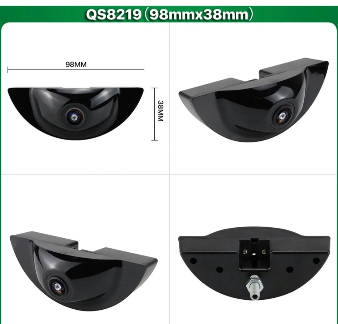 175° AHD 1080P vattentät  Front kamera (9,8*3,8cm) Volvo S40/S60/S90/V40/C30/XC60/XC90
