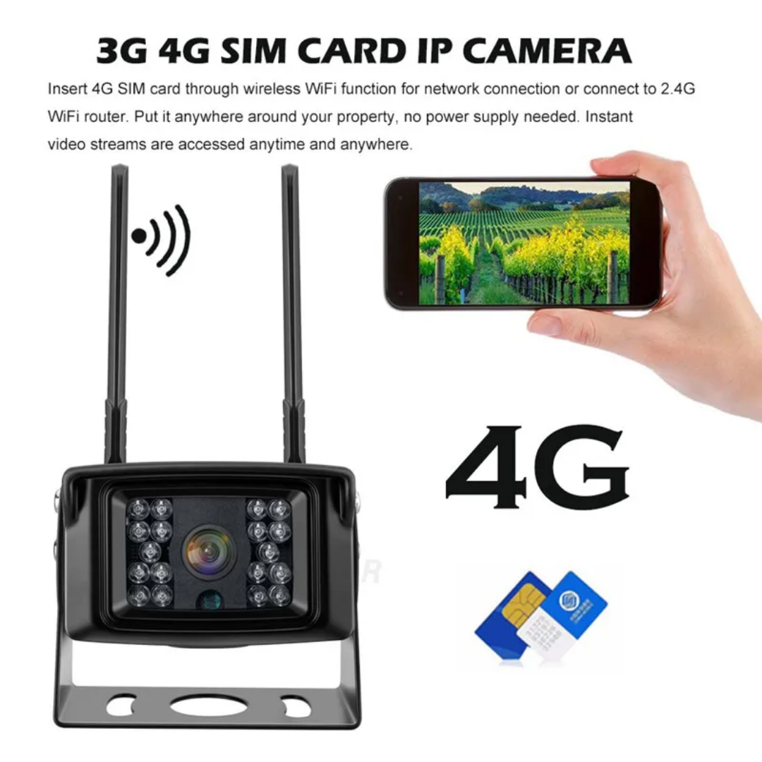 4G LTE  vattentät backkamera med Gps Tracker,last bil  ,bussen