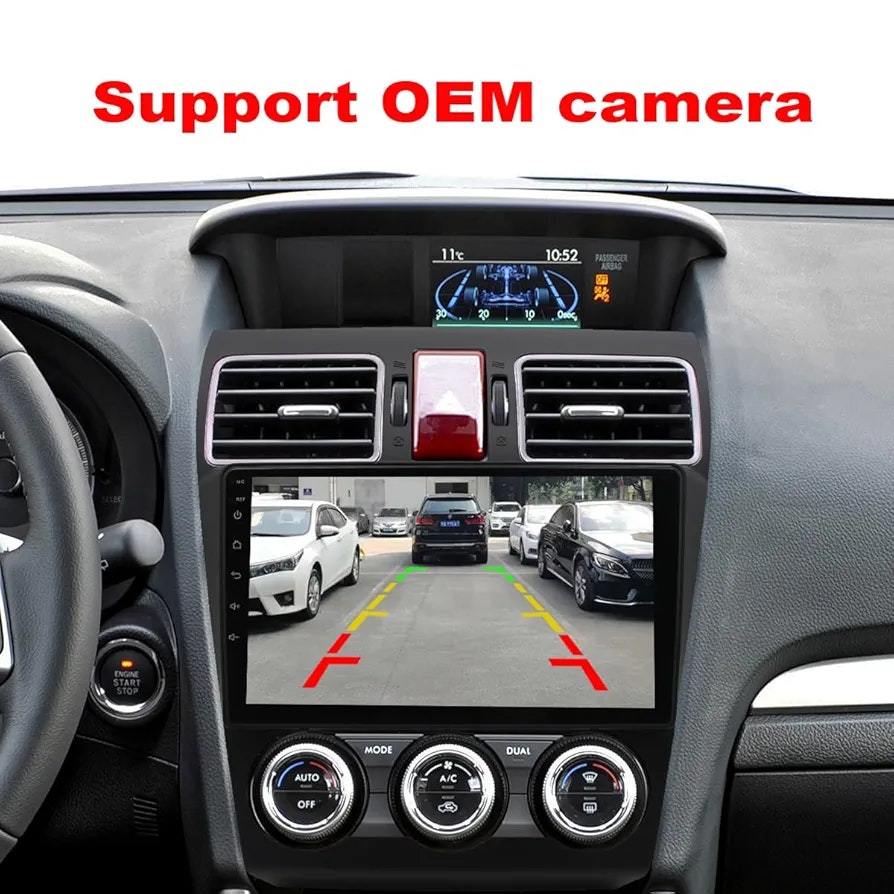 9" android 13 Bilstereo  Subaru Levorg ( 2016--2018) gps wifi carplay android auto blåtand rds Dsp RAM: 4GB, ROM: 64GB, 4G LTE
