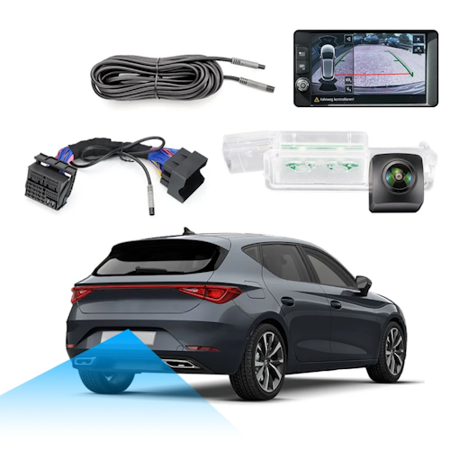 Canbus dynamisk backkamera för Seat Leon Mk3 2015~2020 Plug & Play | HD Night Vision | För MIB-enhet
