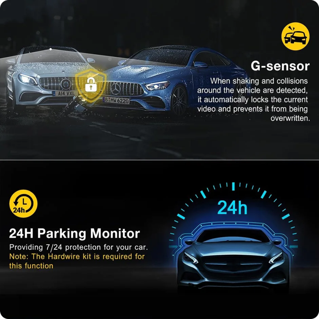 2K WiFi Bil DVR Full HD Dash Cam