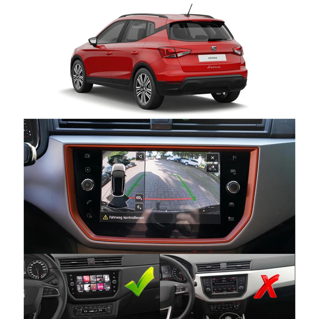 Canbus-data Dynamisk bana Backkamera för Seat Arona 2017~2020 MIB Stereo