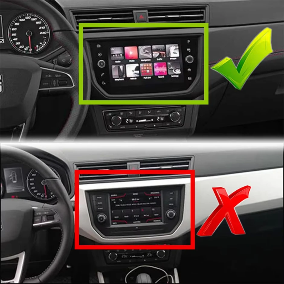 Canbus-data Dynamisk bana Backkamera för Seat Arona 2017~2020 MIB Stereo