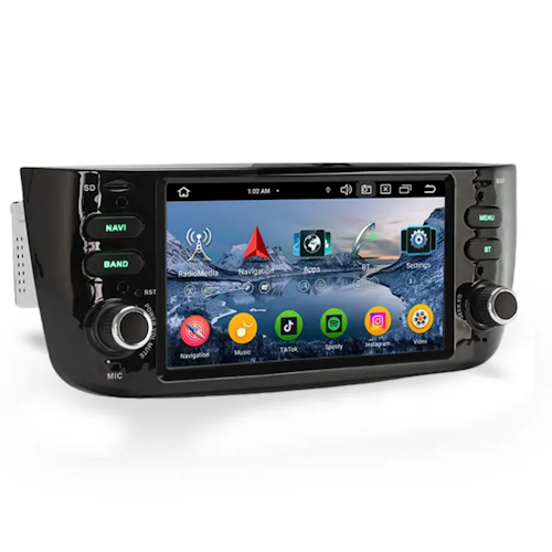6,2" android 14 bilstereo Fiat Grande Punto( 2012-2016) gps wifi carplay android auto blåtand rds Dsp RAM: 4GB, ROM: 64GB, 4G LTE