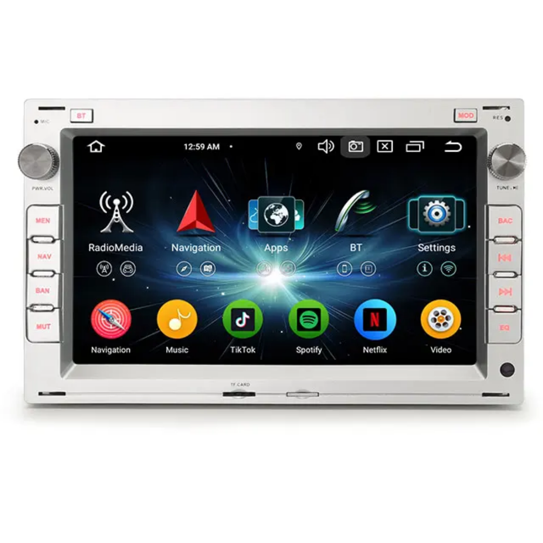 7" android 13 bilstereo vw T5/Bora/Golf/sharan/Passat(1998--2009) GPS  wifi carplay android auto blåtand rds Dsp RAM: 4GB, ROM:64GB, 4G LTE