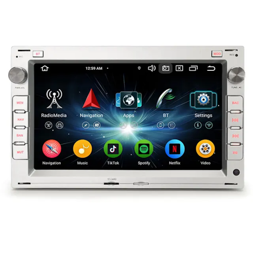 7" android 13 bilstereo vw T5/Bora/Golf/sharan/Passat(1998--2009) GPS  wifi carplay android auto blåtand rds Dsp RAM: 4GB, ROM:64GB, 4G LTE