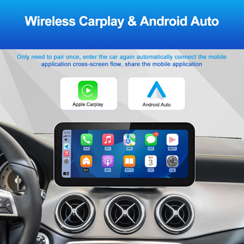 10,25" android 13 bilstereo Benz B-Class W246   Original NTG 4.5 system   B200, B180, B220, B260  (2013---2015)  Gps carplay android auto blåtand rds Dsp RAM:4GB,ROM : 64GB,4G LTE