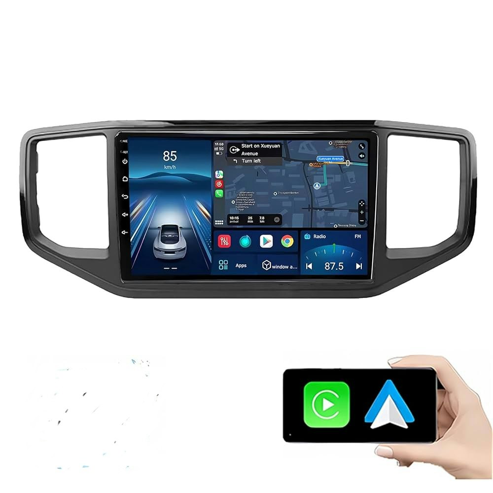 9"android 12, android bilstereo  VW Amarok ( 2016--2020) gps wifi carplay android auto blåtand rds Dsp RAM: 8GB,  ROM : 256GB,  4G LTE