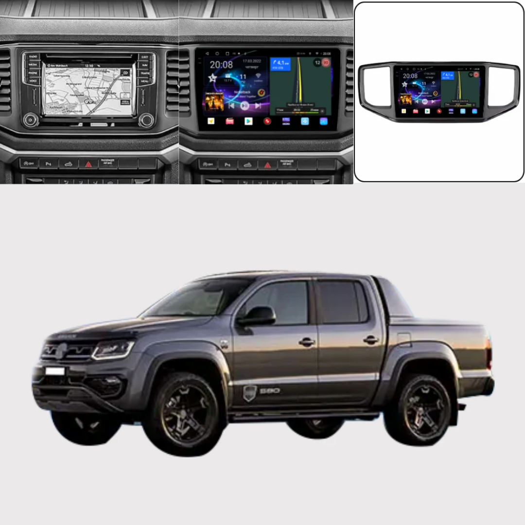 9"android 12, android bilstereo  VW Amarok ( 2016--2020) gps wifi carplay android auto blåtand rds Dsp RAM: 8GB,  ROM : 256GB,  4G LTE