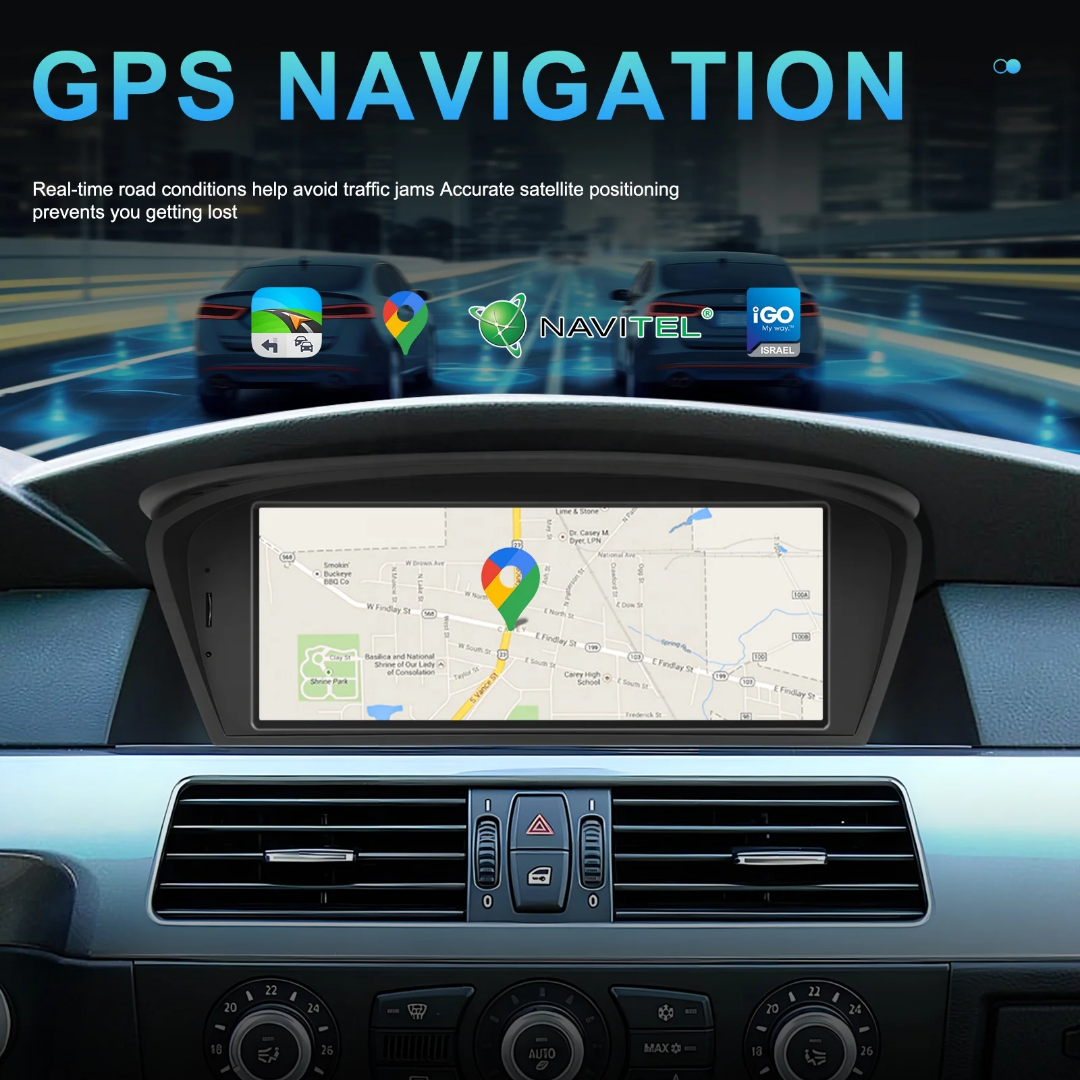 Android Bilstereo BMW 3-serien E60 2009-2012/5-serien E60 2009-2010