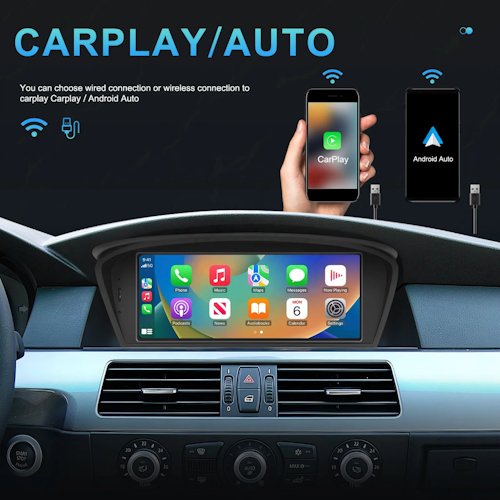 Android Bilstereo BMW 3-serien E60 2009-2012/5-serien E60 2009-2010