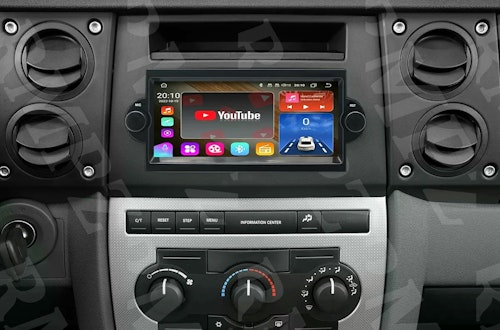 6.2" android 15 Bilster.  Jeep Commander/ Patriot/ Cherokee/compass/ Grand cherokee ( 2005--2008)  gps wifi carplay android auto blåtand rds Dsp RAM:4GB, ROM:64GB