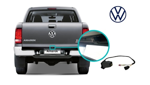 Original backkamera till RCA  adapter vw amarok (2010--2021)