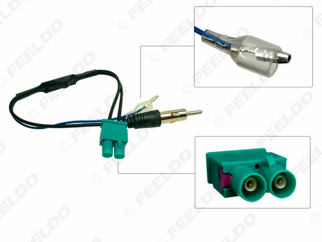 Vw eftermarknad stereo dual Radioantenn