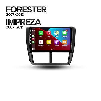 9"android 14 bilstereo  Subaru Forester/ impreza ( 2010--2014) gps wifi carplay android auto blåtand rds Dsp RAM:2GB,ROM: 64GB