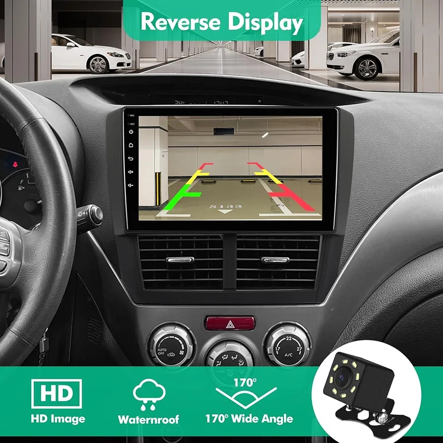 9"android 14 bilstereo  Subaru Forester/ impreza ( 2010--2014) gps wifi carplay android auto blåtand rds Dsp RAM:2GB,ROM: 64GB