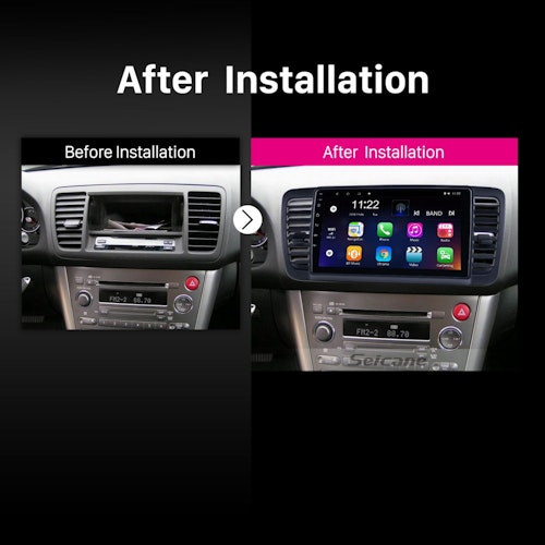 9"android 14 bilstereo  Subaru  Legacy( 2003--2009) gps wifi carplay android auto blåtand rds Dsp RAM:6GB,ROM:  128GB,4G LTE