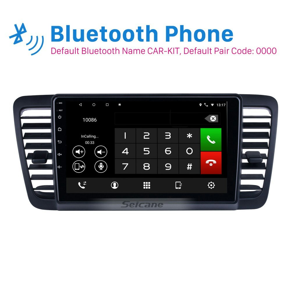 9"android 14 bilstereo  Subaru  Legacy( 2003--2009) gps wifi carplay android auto blåtand rds Dsp RAM:6GB,ROM:  128GB,4G LTE