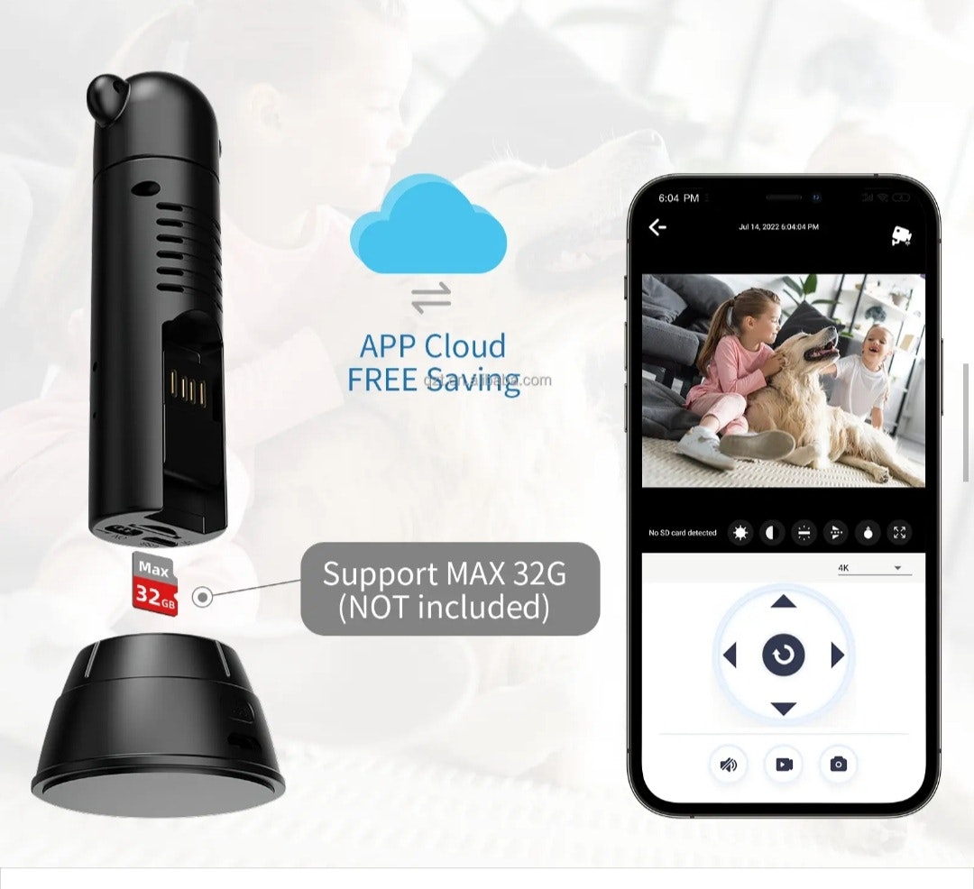 Mini wifi camera med inspelning,bevakningsystem