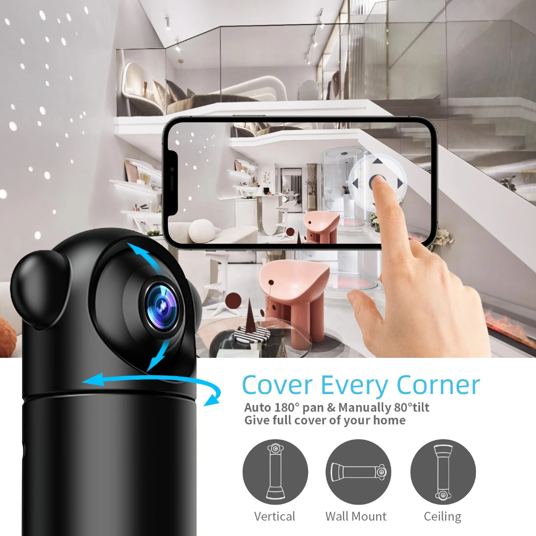 Mini wifi camera med inspelning,bevakningsystem