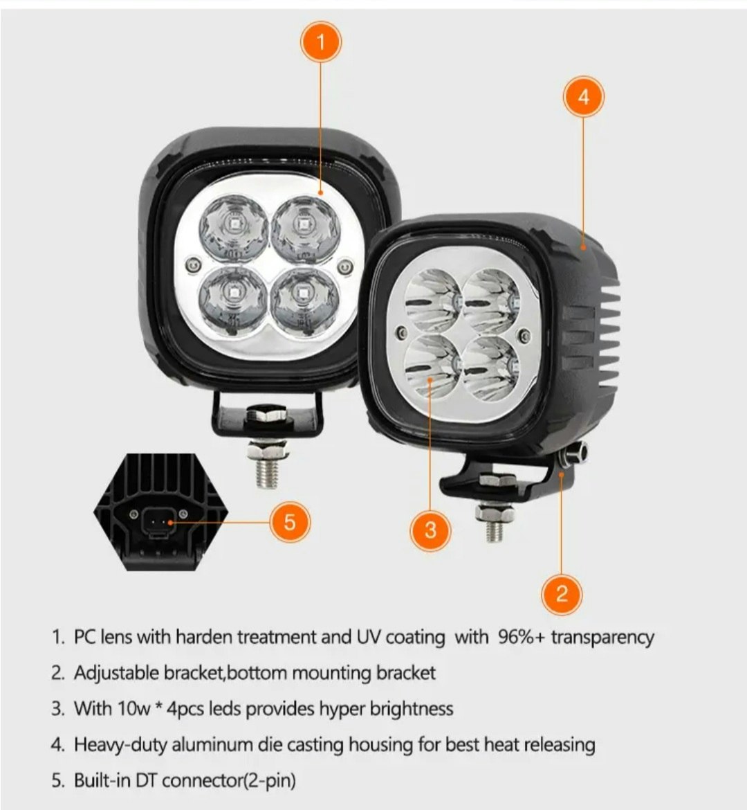 40w  Traktor belysning