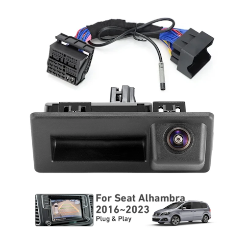 170° Canbus dynamisk backkamera för Seat Alhambra (2016-2023) Plug & Play | HD Night Vision | För MIB-enhet
